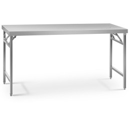 Sulankstomas nerūdijančio plieno maitinimo stalas 180 x 60 cm