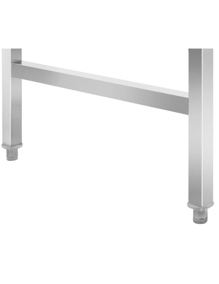 Sulankstomas nerūdijančio plieno maitinimo stalas 180 x 60 cm Sulankstomas nerūdijančio plieno maitinimo stalas 180 x 60 cm
