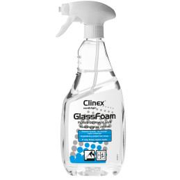 Profesionalios putos veidrodinio stiklo plovimui be dryžių ir dėmių CLINEX Glass Foam 650ML