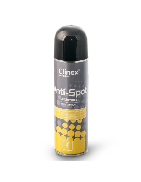 Dėmių valiklis kilimams ir minkštiems baldams pašalina kramtomosios gumos deguto vašką CLINEX Anti-Spot 250ML Dėmių valiklis kilimams ir minkštiems baldams pašalina kramtomosios gumos deguto vašką CLINEX Anti-Spot 250ML
