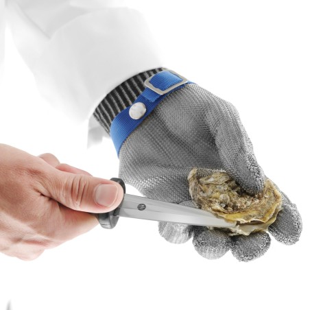 Nerūdijančio plieno virtuvinės pirštinės nuo pjovimo M dydžio - Hendi 556665