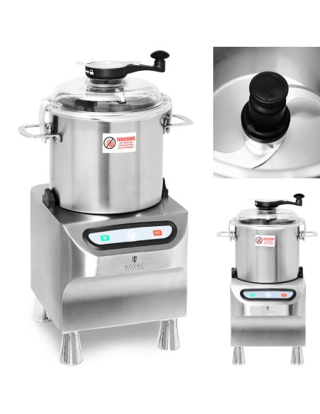 Maitinimo peilis pjaustytuvas smulkinimui mėsos daržovių pjaustymas 8 L 1500 aps./min 800 W