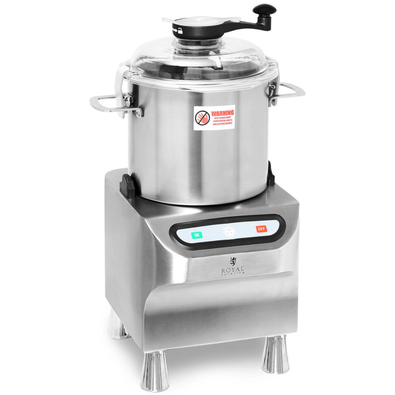 Maitinimo peilis pjaustytuvas smulkinimui mėsos daržovių pjaustymas 8 L 1500 aps./min 800 W