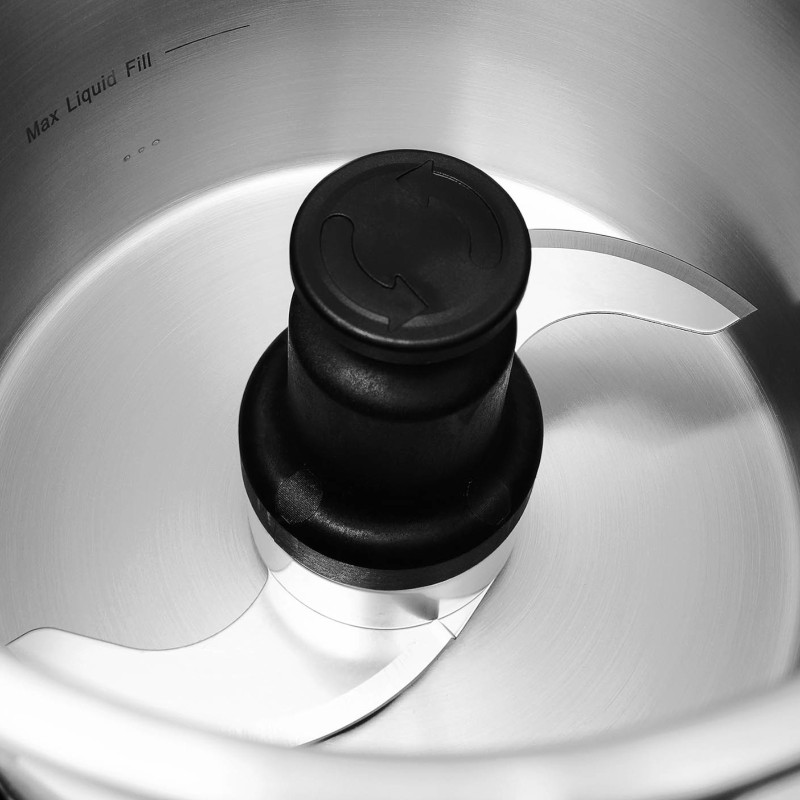 Maitinimo peilis pjaustytuvas smulkinimui mėsos daržovių pjaustymas 8 L 1500 aps./min 800 W