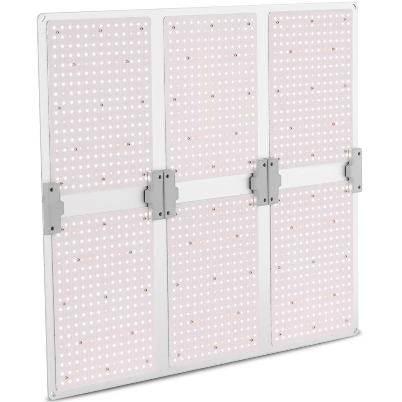 Augalų augimo lempa viso spektro 72 x 60 cm 1404 LED 600 W sidabrinė