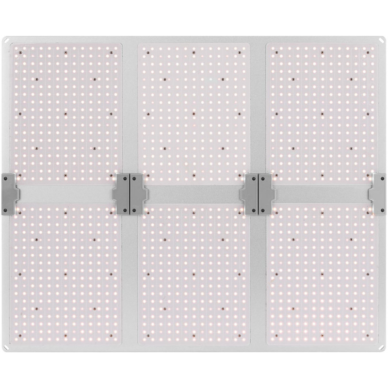 Augalų augimo lempa viso spektro 72 x 60 cm 1404 LED 600 W sidabrinė