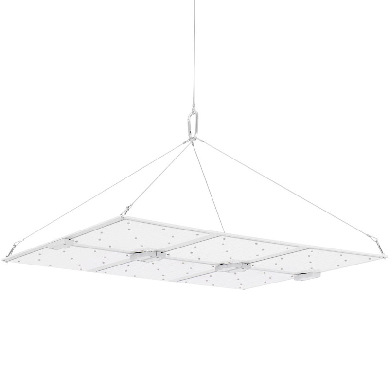 Augalų augimo lempa viso spektro 72 x 60 cm 1404 LED 600 W sidabrinė