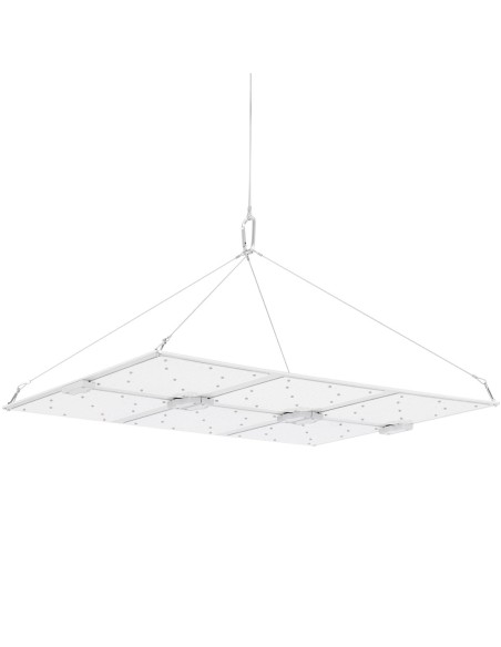 Augalų augimo lempa viso spektro 72 x 60 cm 1404 LED 600 W sidabrinė Augalų augimo lempa viso spektro 72 x 60 cm 1404 LED 600 W sidabrinė