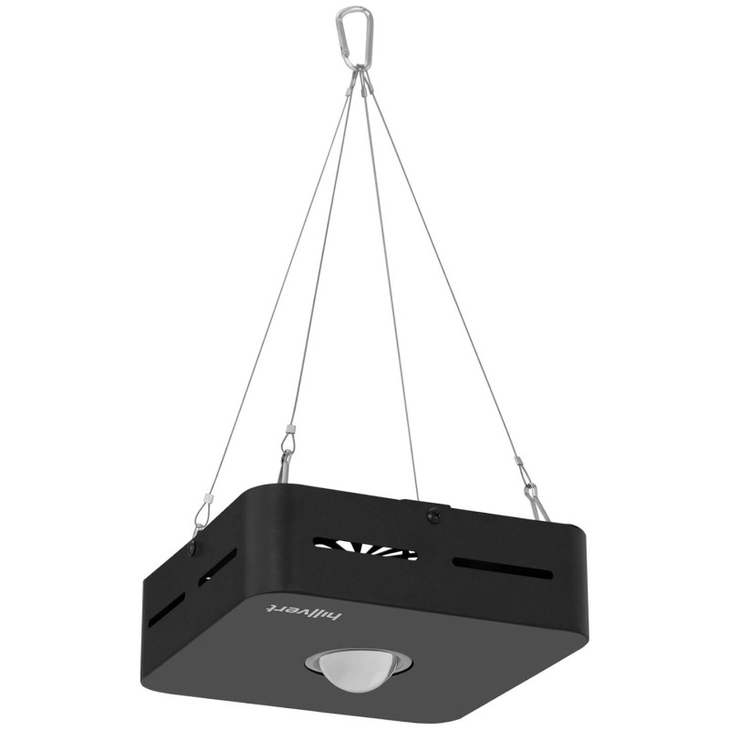 Augalų augimo lempa viso spektro 20 x 20 cm 1 LED 50 W juoda