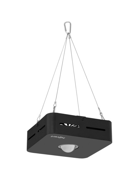Augalų augimo lempa viso spektro 20 x 20 cm 1 LED 50 W juoda Augalų augimo lempa viso spektro 20 x 20 cm 1 LED 50 W juoda