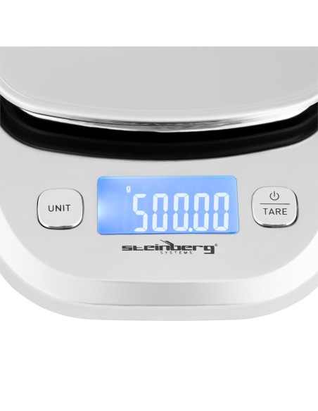 LCD plieno elektroninės stalo svarstyklės 15 x 15 cm 5 kg / 1 g LCD plieno elektroninės stalo svarstyklės 15 x 15 cm 5 kg / 1 g