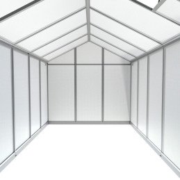 Polikarbonato šiltnamis sodo šiltnamis 362 x 190 x 195 cm