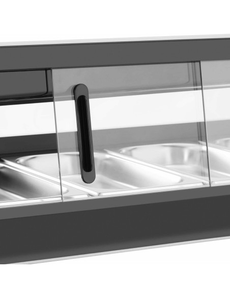 Šaldoma suši vitrina su LED apšvietimu 6 x GN 1/3