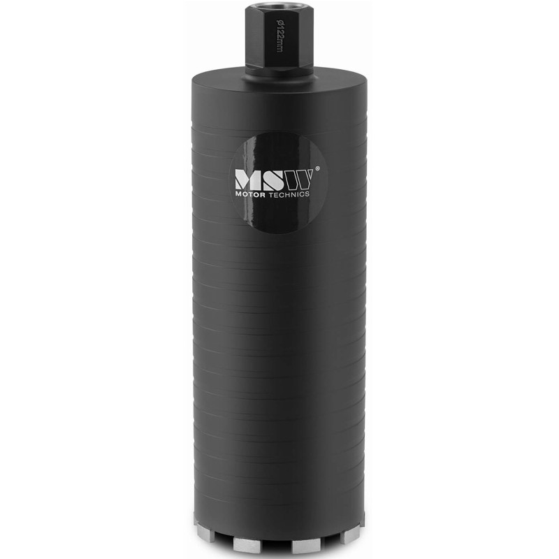 Sauso gręžimo deimantinio šerdies grąžto sk. 122 x 380 mm 95 HRB 1-1/4'' UNC