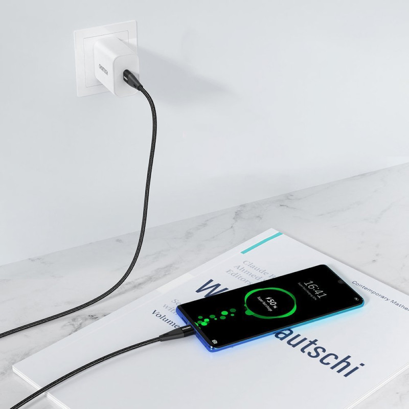 Kabelis USB Type C - USB Type C Maitinimo tiekimas 60W 2m juodas