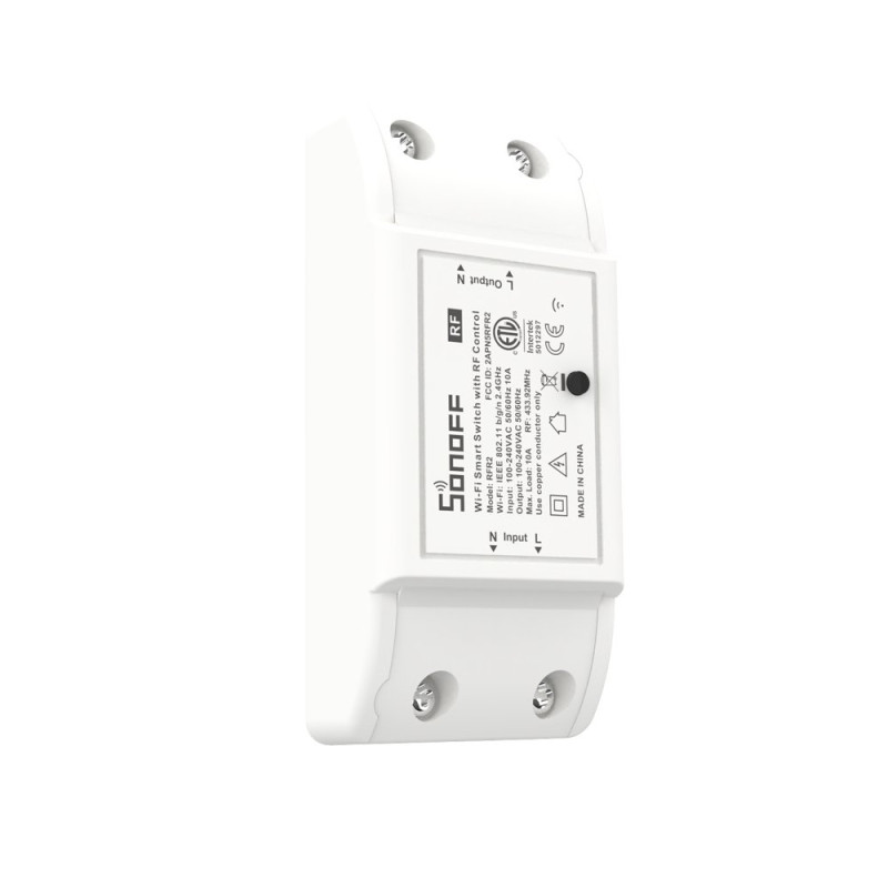 Smart Wireless Switch Relay Controller WiFi 433MHz RF White RFR2