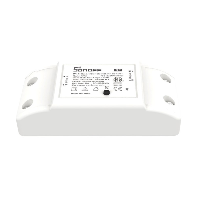 Smart Wireless Switch Relay Controller WiFi 433MHz RF White RFR2