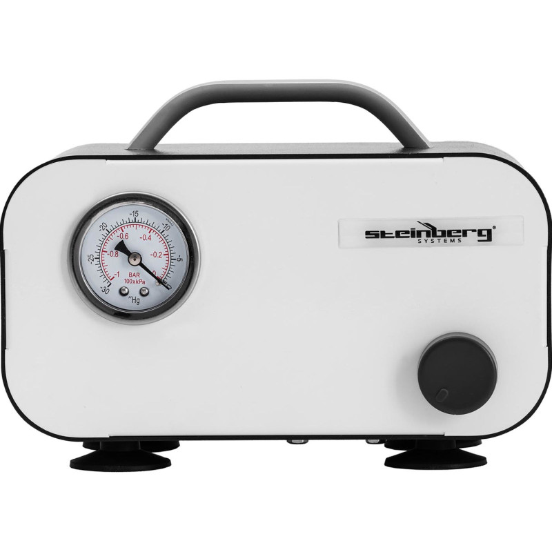 Laboratorinis vakuuminis siurblys su manometru be alyvos 15 l/min 30 W