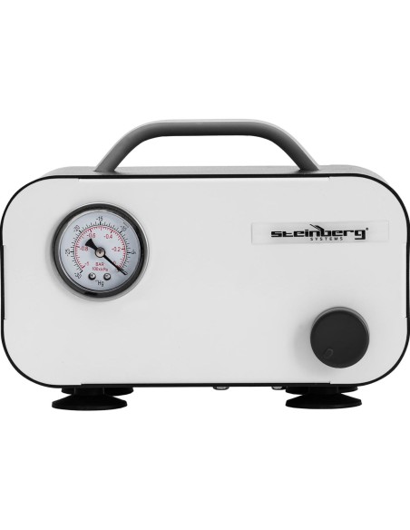 Laboratorinis vakuuminis siurblys su manometru be alyvos 15 l/min 30 W Laboratorinis vakuuminis siurblys su manometru be alyvos 15 l/min 30 W
