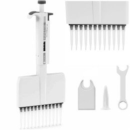 Laboratorinė pipetė 12 kanalų rankinė 0,05-0,3 ml
