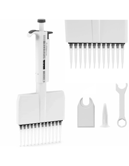 Laboratorinė pipetė 12 kanalų rankinė 0,05-0,3 ml Laboratorinė pipetė 12 kanalų rankinė 0,05-0,3 ml