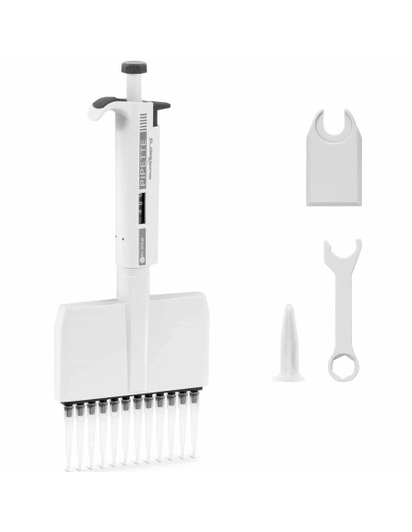 Laboratorinė pipetė 12 kanalų rankinė 0,05-0,3 ml Laboratorinė pipetė 12 kanalų rankinė 0,05-0,3 ml