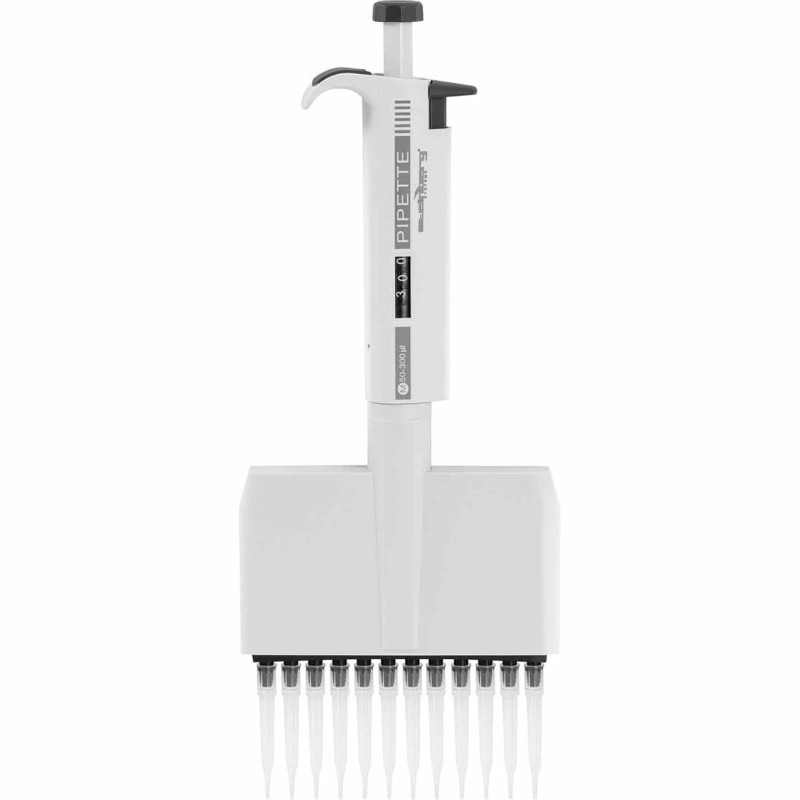 Laboratorinė pipetė 12 kanalų rankinė 0,05-0,3 ml