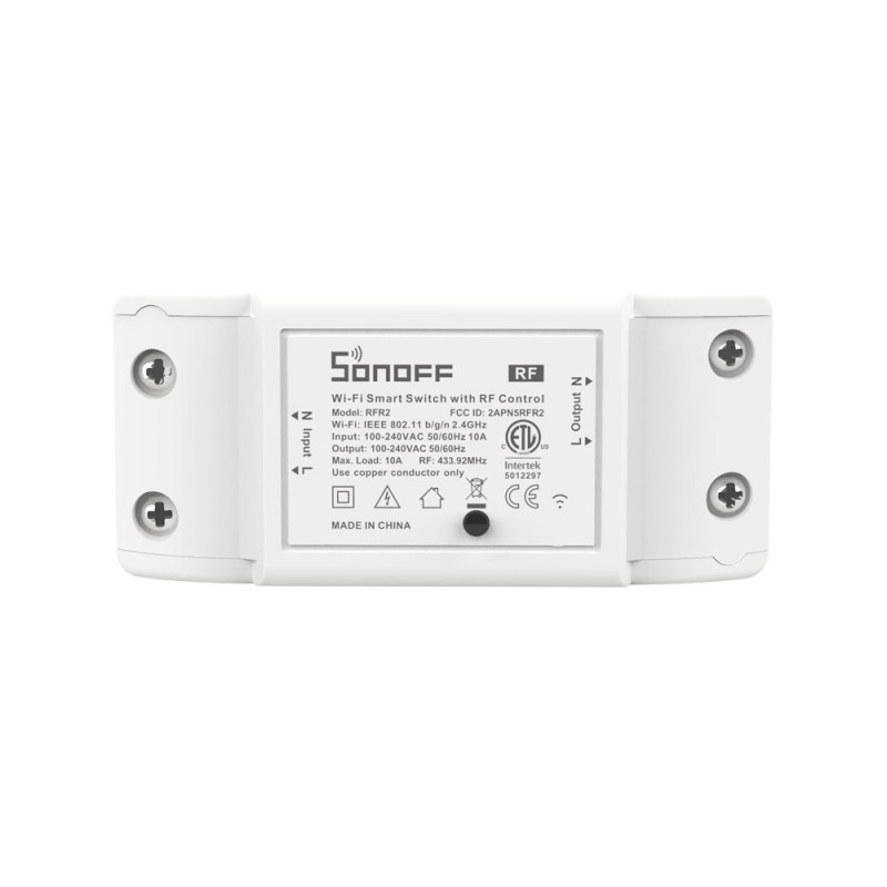 Smart Wireless Switch Relay Controller WiFi 433MHz RF White RFR2