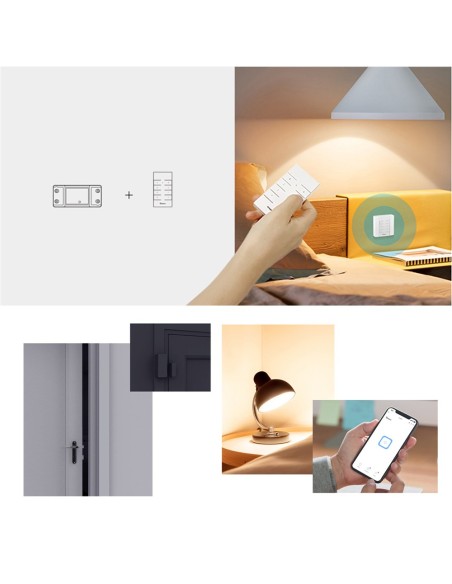 Smart Wireless Switch Relay Controller WiFi 433MHz RF White RFR2 Smart Wireless Switch Relay Controller WiFi 433MHz RF White RFR2