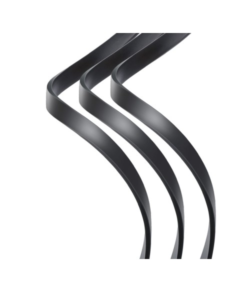 Išplečiamas laidas 3in1 USB microUSB iPhone Lightning USB-C 3.5A 35cm 120cm pilka Išplečiamas laidas 3in1 USB microUSB iPhone Lightning USB-C 3.5A 35cm 120cm pilka