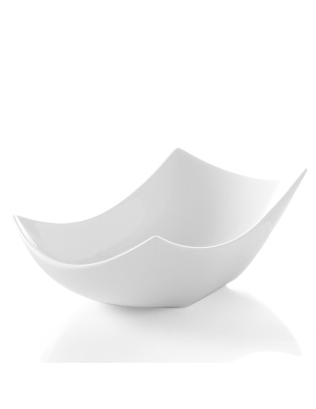 Dekoratyvinis dubuo Vanilinis baltas porcelianas 225x111x62mm - Hendi 785560