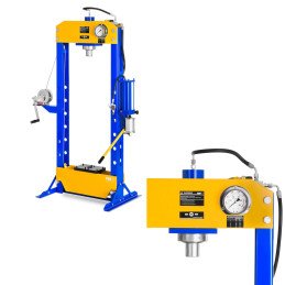 Dirbtuvės hidraulinis-pneumatinis presas 50T 624 bar MSW WP-50T-P