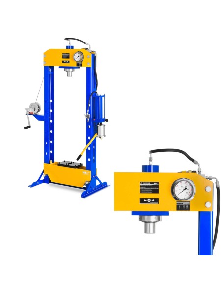Dirbtuvės hidraulinis-pneumatinis presas 50T 624 bar MSW WP-50T-P Dirbtuvės hidraulinis-pneumatinis presas 50T 624 bar MSW WP-50T-P