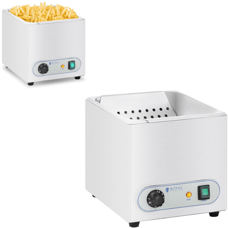 Elektrinis bulvyčių šildytuvas 350W Royal Catering RCWG-1500-W