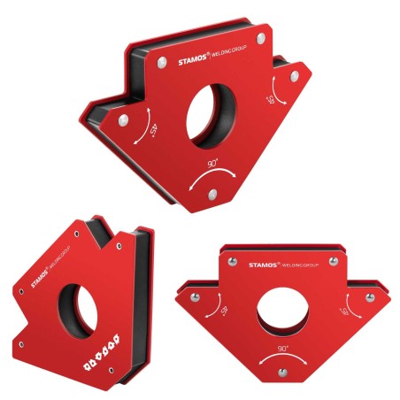 Magnetinio suvirinimo kampo laikiklis, keliamoji galia iki 31kg 45 90 135 2 vnt. Magnetinio suvirinimo kampo laikiklis, keliamoji galia iki 31kg 45 90 135 2 vnt.