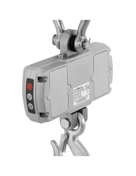 Sandėliavimo kablio svarstyklės su nuotolinio valdymo pulteliu didelis LCD ekranas 500 / 0,1 kg Sandėliavimo kablio svarstyklės su nuotolinio valdymo pulteliu didelis LCD ekranas 500 / 0,1 kg