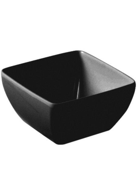 Melamino kvadratinis maisto dubuo juodas 190 x 190 x 90 mm - Hendi 566206 Melamino kvadratinis maisto dubuo juodas 190 x 190 x 90 mm - Hendi 566206