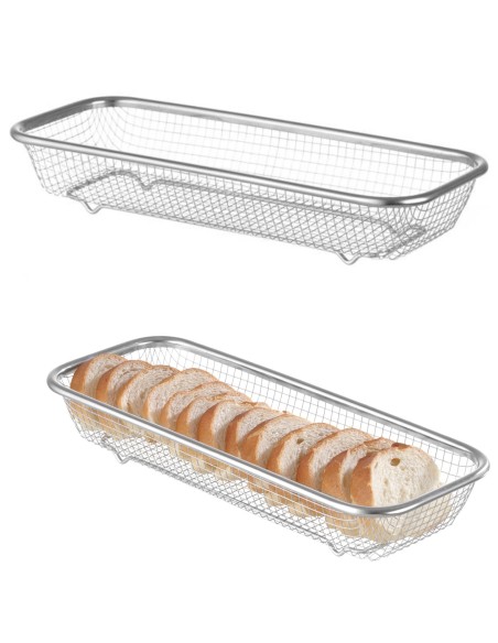 Vielinis krepšelis duonos bandelėms patiekti 310x125x55 mm - Hendi 425565