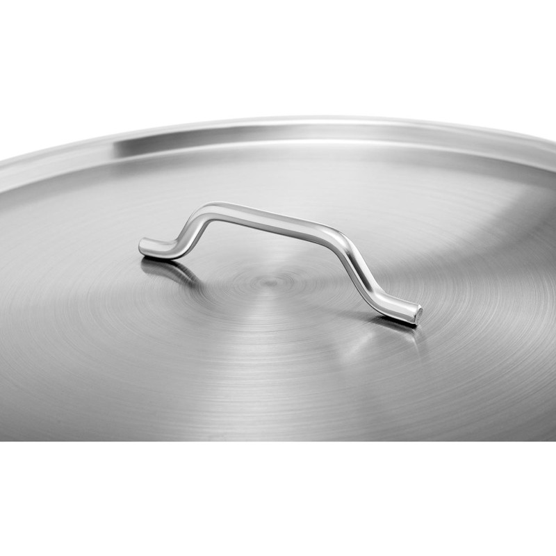 Plieninis puodas su matavimo dangteliu elektrinei dujinei indukcinei viryklei 50 l