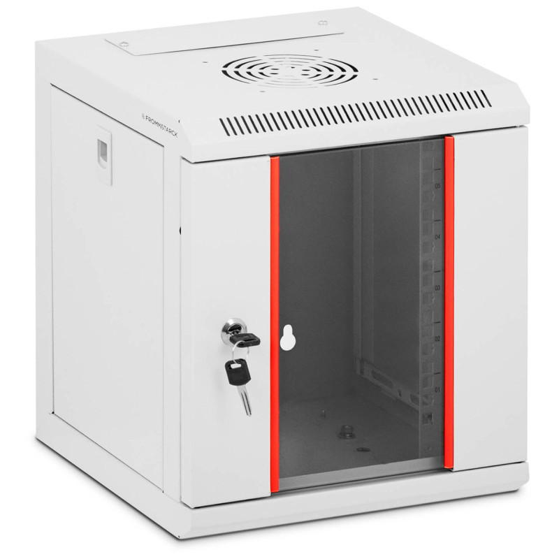 RACK serverio spintelės pakabinamas patch laidas 10'' 6U IP20 iki 75 kg 31,2x30x35 cm