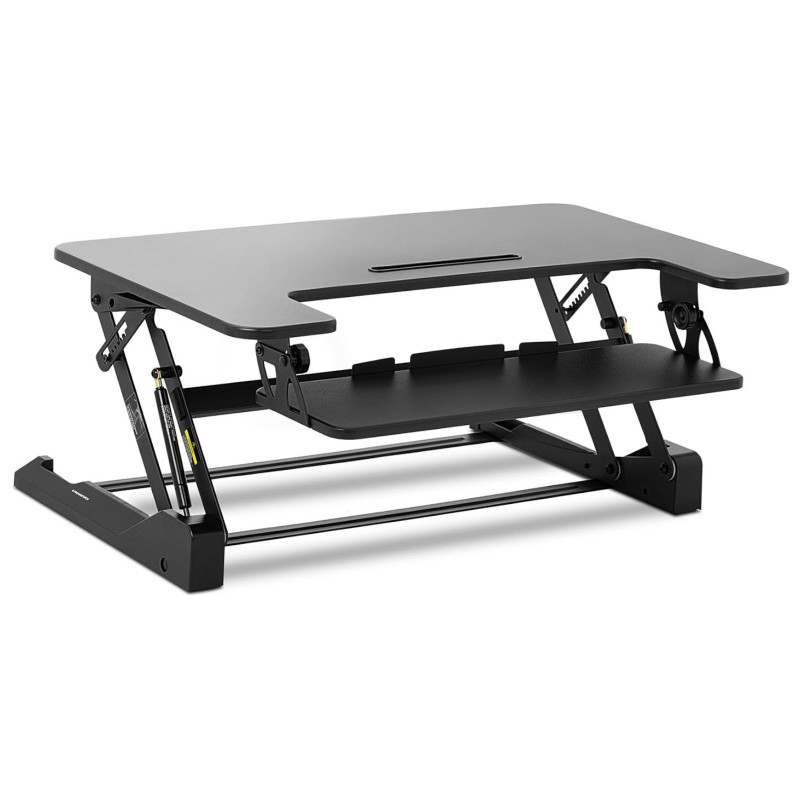 Darbo vietos stovas nešiojamojo kompiuterio monitoriui, reguliuojamas 8 aukščiais 165-415 mm iki 15 kg