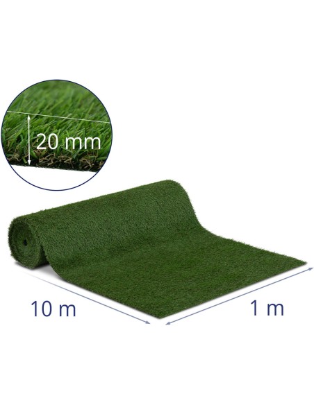 Dirbtinė žolė terasos balkonui minkšta 20 mm 13/10 cm 100 x 1000 cm Dirbtinė žolė terasos balkonui minkšta 20 mm 13/10 cm 100 x 1000 cm