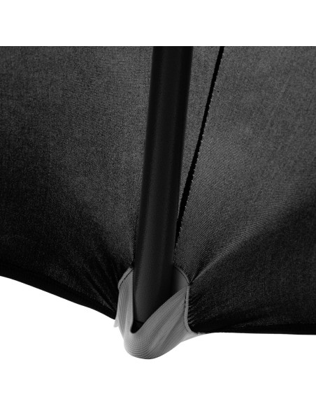Universalus lankstus užvalkalas ovalo formos stalui. 150 cm juodos spalvos Universalus lankstus užvalkalas ovalo formos stalui. 150 cm juodos spalvos