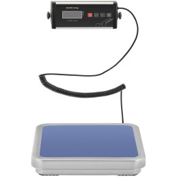 Platforminės pašto svarstyklės laiškų siuntiniams su išoriniu LCD 31,5 x 32,5 150 kg/ 0,05 kg