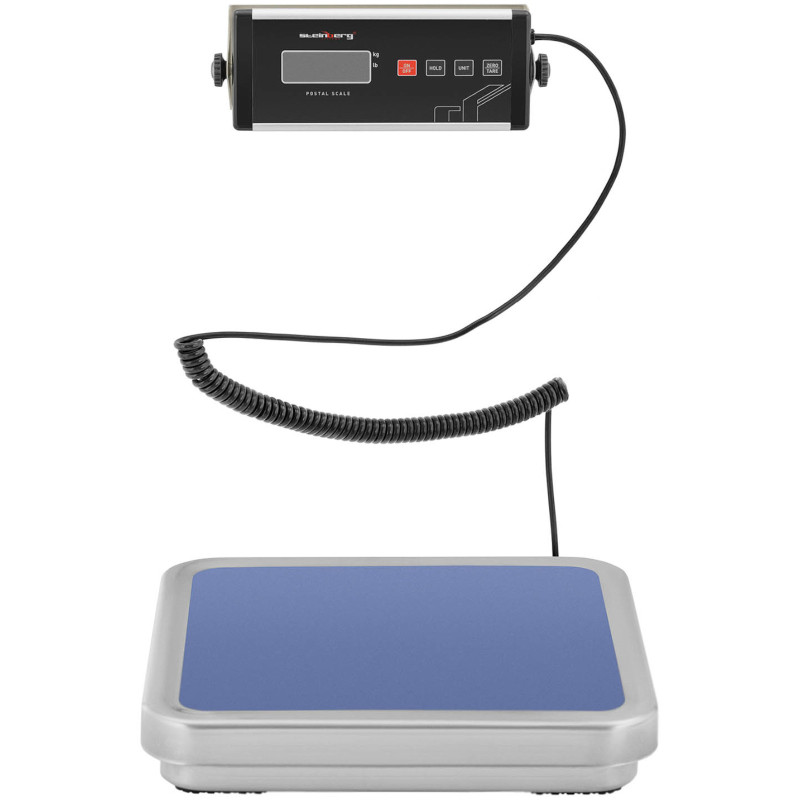 Platforminės pašto svarstyklės laiškų siuntiniams su išoriniu LCD 31,5 x 32,5 150 kg/ 0,05 kg