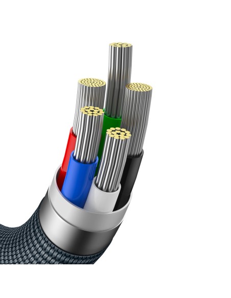 Kabelio laidas greitam įkrovimui ir duomenų perdavimui USB-C iPhone Lightning 20W 2m juodas Kabelio laidas greitam įkrovimui ir duomenų perdavimui USB-C iPhone Lightning 20W 2m juodas
