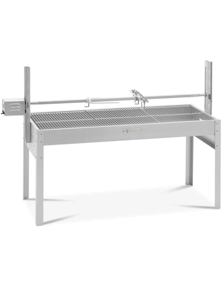 Grilis su anglimis su elektriniu kepsniu paršeliui kepti 13 W 40 kg 127 cm Grilis su anglimis su elektriniu kepsniu paršeliui kepti 13 W 40 kg 127 cm