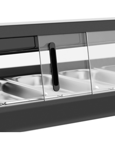 Šaldoma suši vitrina su LED apšvietimu 5 x GN 1/3