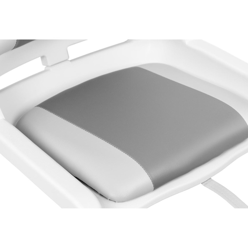 Sulankstomas fotelis motorlaivui 45 x 51 x 38 cm baltai pilka