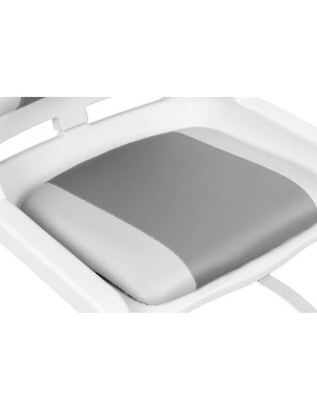 Sulankstomas fotelis motorlaivui 45 x 51 x 38 cm baltai pilka